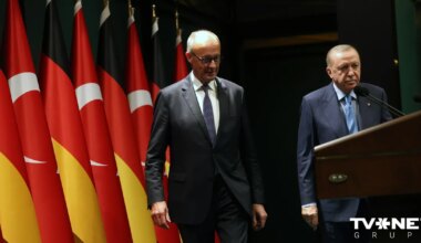 Erdogans un Mercs preses konferencē sastrīdas par karu Gazas joslā