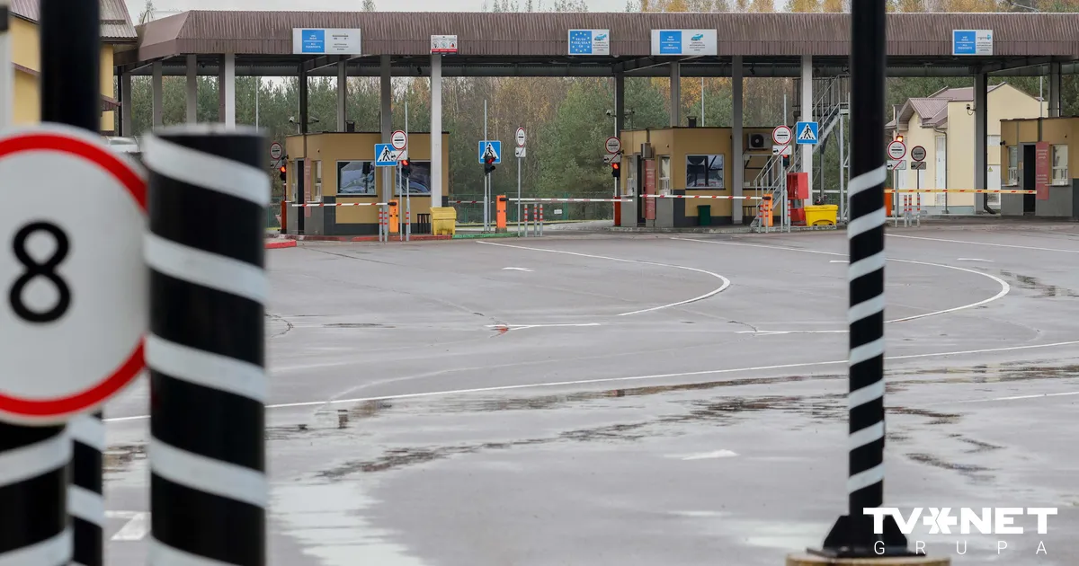 Pēc Lietuvas-Baltkrievijas robežas slēgšana nav būtisks kravas auto pieplūdumu Latvijas pusē