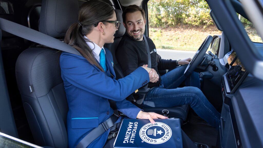 KIA PV5 the greatest distance travelled by light-duty BEV with maximum payload