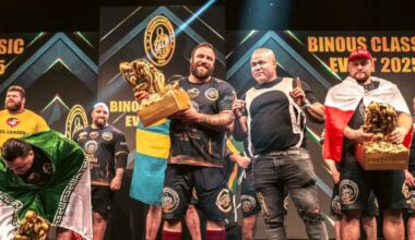 Šmaukstelis triumfē Spēkavīru Čempionu līgas posmā Dubaijā