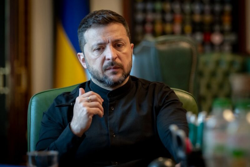 
Ukrainas prezidents Volodimirs Zelenskis.
