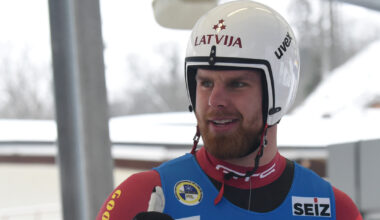 Latvijas kausā kamaniņu sportā uzvar Aparjods un Bota / Diena