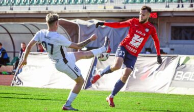 Latvijas futbola virslīgas lejasdaļas komandas spēkojas neizsķirti