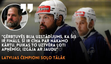 "Patika, ka mēs vajadzīgajos brīžos piespiedām pedāli" – Hokejs – Sportacentrs.com