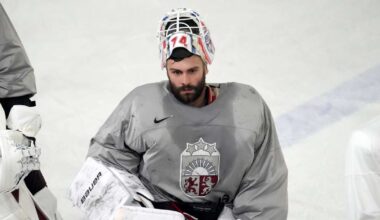 Savainotā Gudļevska vietā Latvijas hokeja izlasi “Vācijas kausā” pārstāvēs Punnenovs