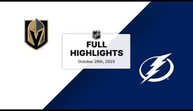 Girgensona pārstāvētā Lightning papildlaikā pārspēj Golden Knights hokejistus / Diena