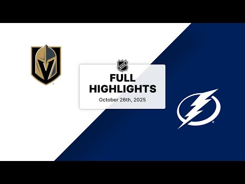 Girgensona pārstāvētā Lightning papildlaikā pārspēj Golden Knights hokejistus / Diena
