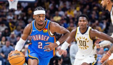 VIDEO: NBA fināla atkārtojumā un Gildžesa-Aleksandra rekorda vakarā "Thunder" vēlreiz uzvar otrajā pagarinājumā - tv3.lv