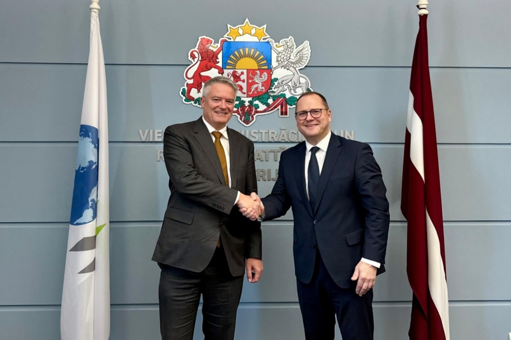 Raimonds Čudars ar OECD ģenerālsekretāru pārrunā sadarbību reģionālās attīstības un digitālās transformācijas jomā