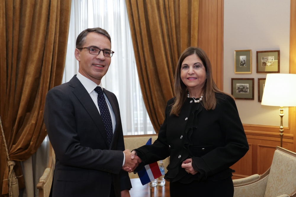 Valsts sekretāra vietnieks-politiskais direktors Ivars Lasis tiekas ar jaunajiem ārvalstu vēstniekiem Latvijā