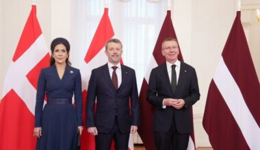 Valsts prezidenta uzruna valsts vakariņās par godu Dānijas karaļpāra vizītei