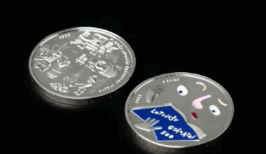 Latvijas Banka velta monētu pirmās latviešu valodā izdotās grāmatas piecsimtgadei