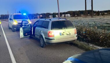 Robežsargi ar policiju dzenas pakaļ narkotiku kontrabandistiem
