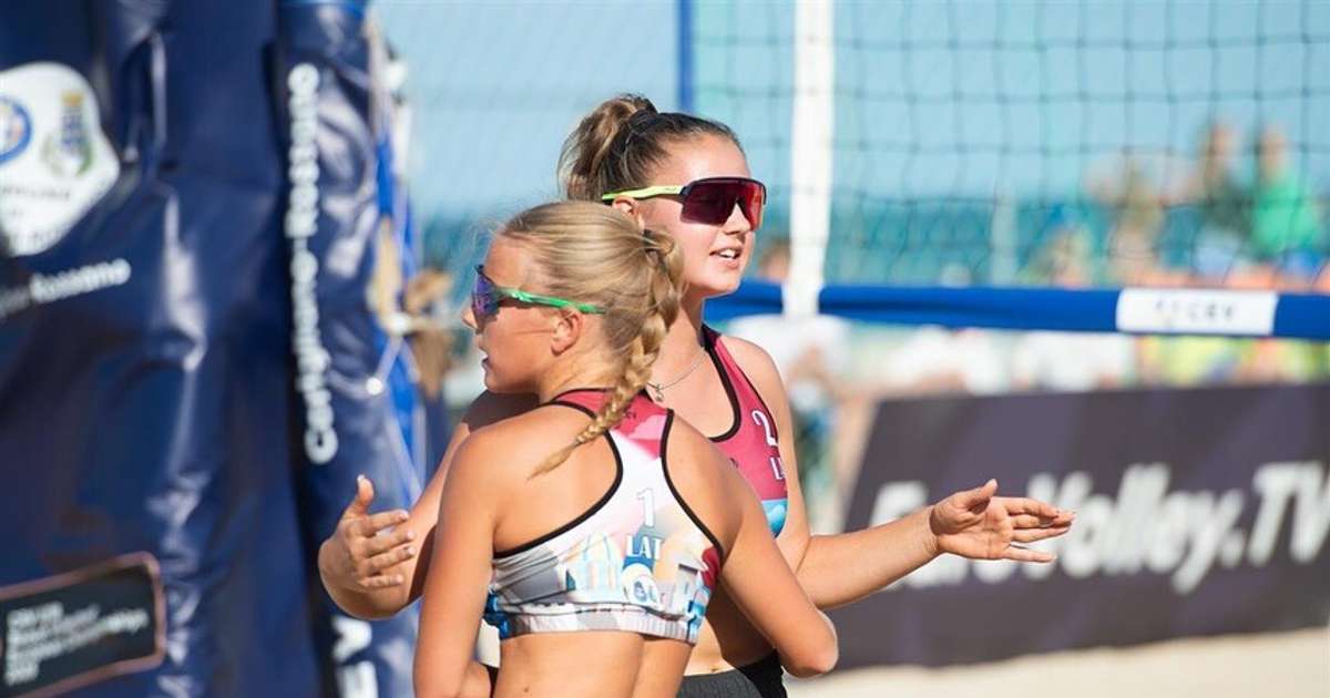 Pludmales volejbolistes Mamaja/Aleksāne sagrauj Burundi duetu pasaules U18 čempionāta kvalifikācijas spēlē