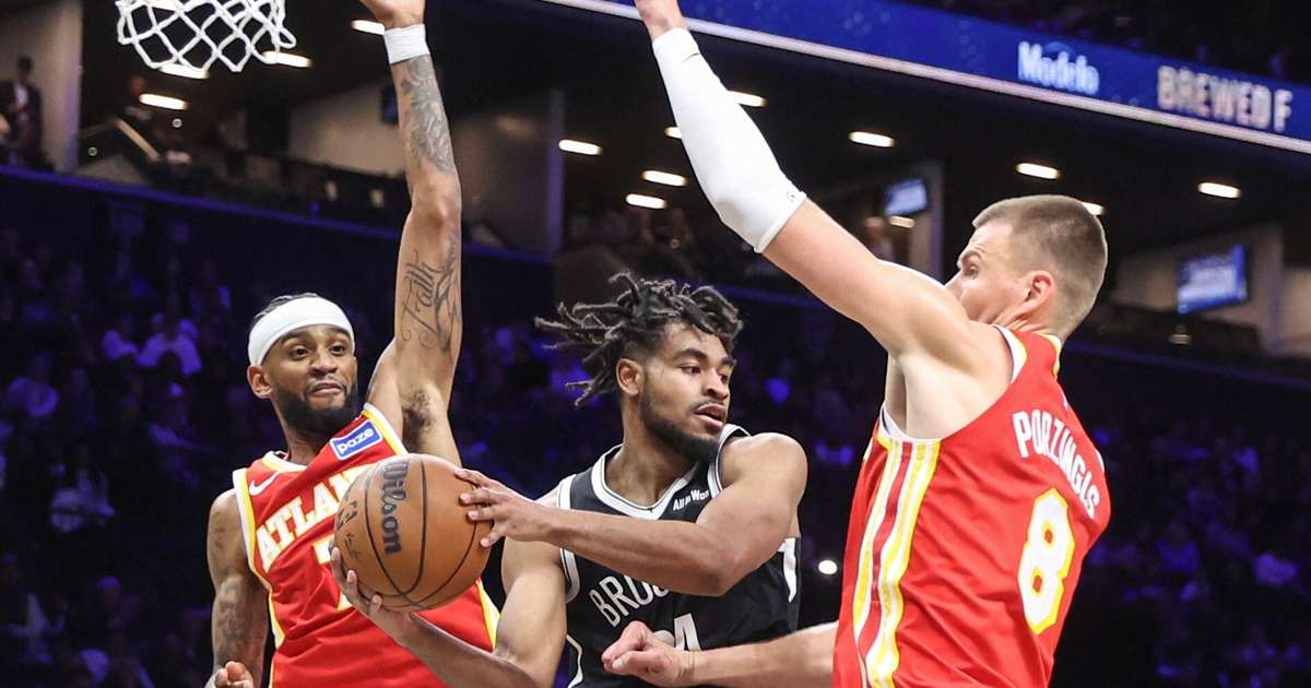 VIDEO: Porziņģa "Hawks" zaudē līderi Jangu, bet galotnē notur pārsvaru pār Bruklinas "Nets" - tv3.lv