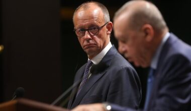 Erdogans un Mercs preses konfernecē sastrīdas par Gazu