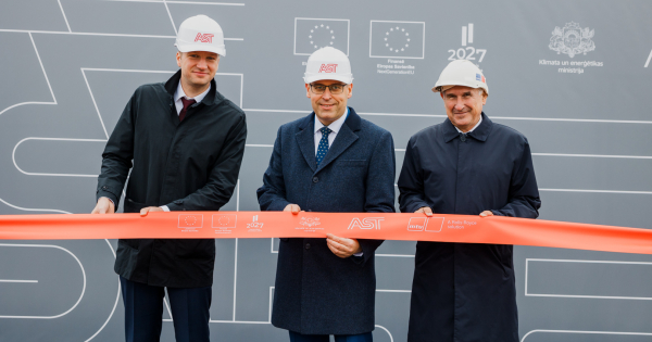 AST elektroenerģijas baterijas Rēzeknē un Tumē no 30. oktobra nodrošinās balansēšanas rezerves energosistēmas drošumam