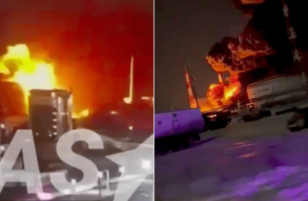 Dūmi, sprādzieni un panika: īsta elles nakts pašā Krievijas sirdī, Ukrainas uzbrukums paralizē elektrostaciju