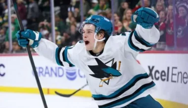 Maklins Selebrīni – NHL nedēļas pirmā zvaigzne ar iespaidīgu sniegumu