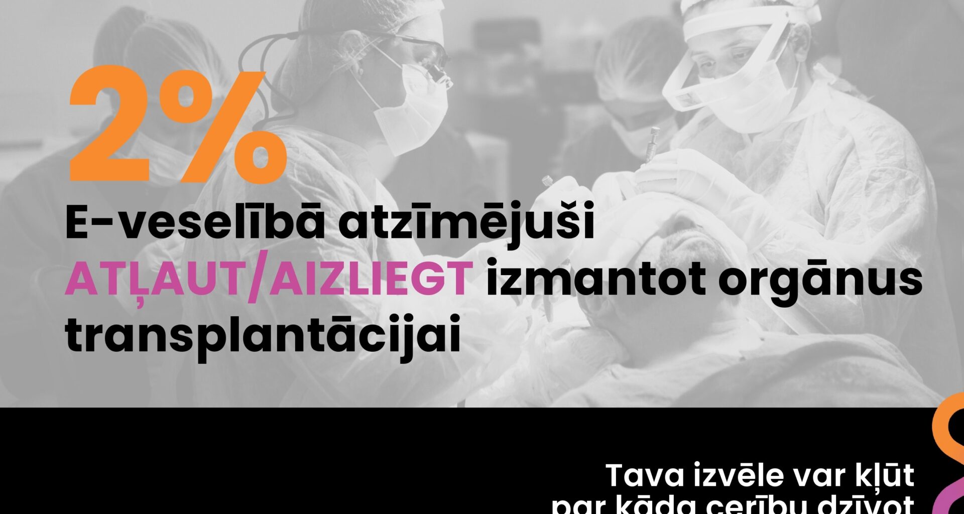 LDVC aicina E-veselībā veikt atzīmi par orgānu ziedošanu pēc nāves