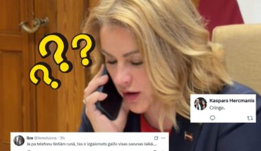 VIDEO. Evika Siliņa publicē “TikTok” video, bet cilvēki pamana vienu detaļu, kas liek uzdot jautājumu, vai tas ir cirks