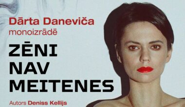 Decembra sākumā Valmieras teātrī viesosies Dārtas Danevičas monoizrāde “Zēni nav meitenes”
