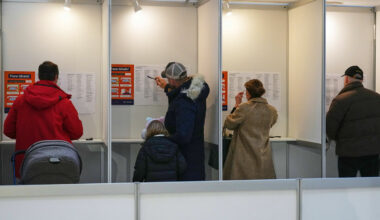 Vēlēšanas Igaunijā. Foto: AP Photo/Sergei Grits/Scanpix