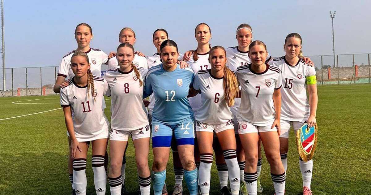 Latvijas U17 sieviešu futbola izlase iekļūst Eiropas čempionāta kvalifikācijas nākamajā kārtā