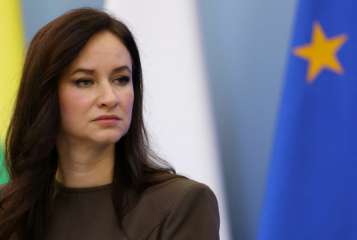 Inga Ruģiniene. Foto: REUTERS/Kacper Pempel/Scanpix Inga Ruģiniene. Foto: REUTERS/Kacper Pempel/Scanpix
