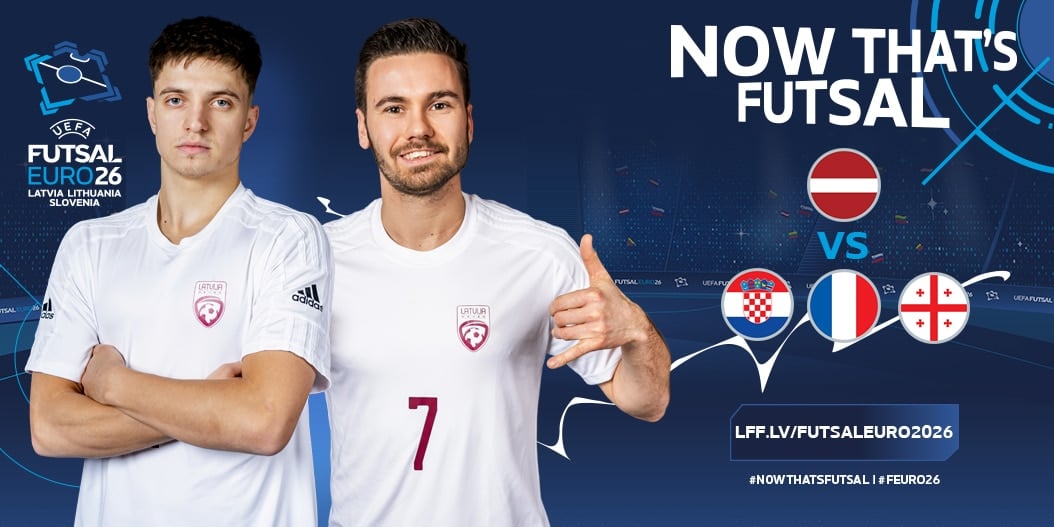 Sākusies biļešu tirdzniecība uz Rīgā gaidāmā EČ telpu futbolā spēlēm