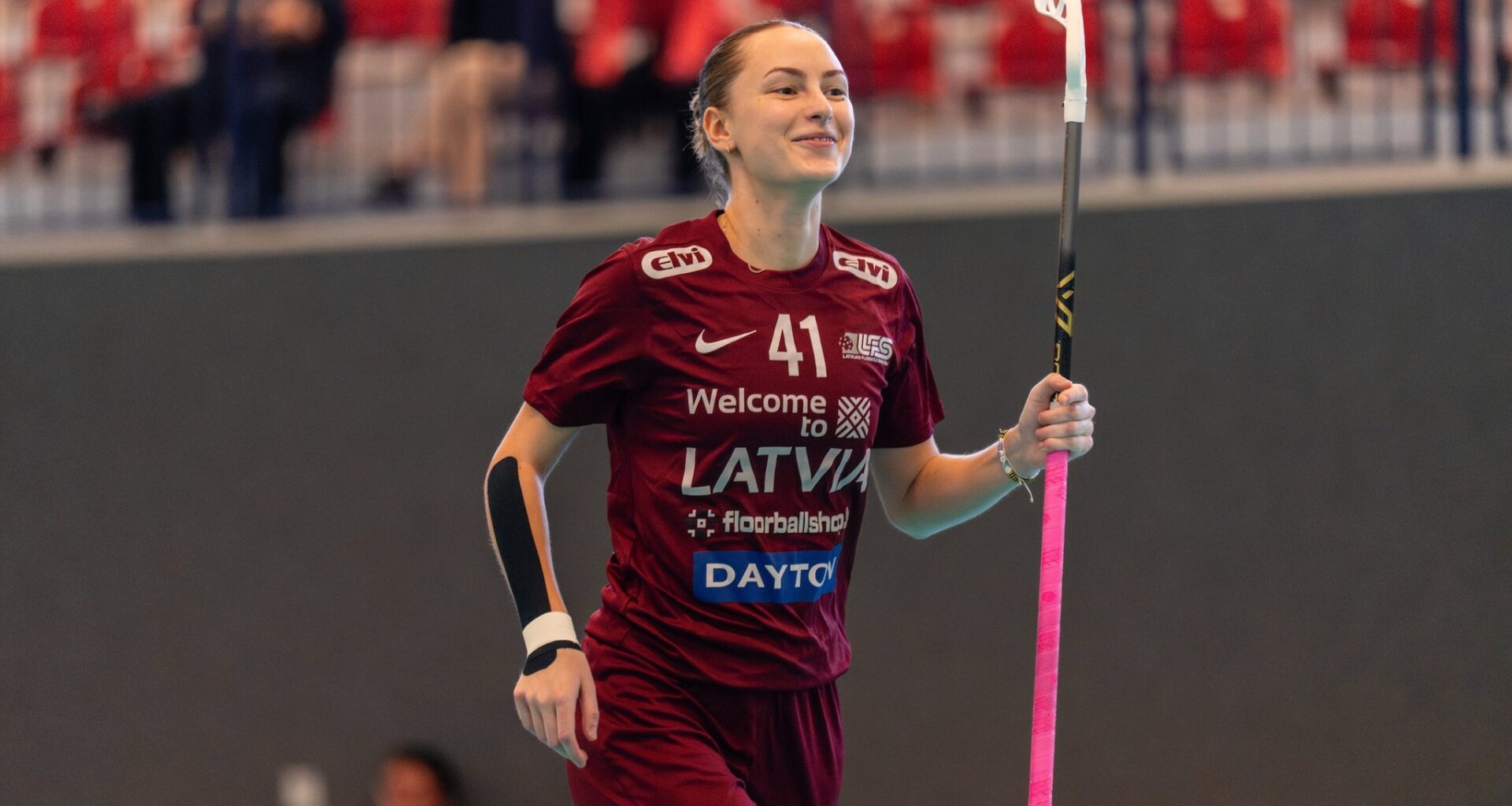 Latvijas Florbola savienība » LV » 2025/2026 » Jaunumi » Pret polietēm "izšauj" Grāpēna, latvietēm trešā uzvara