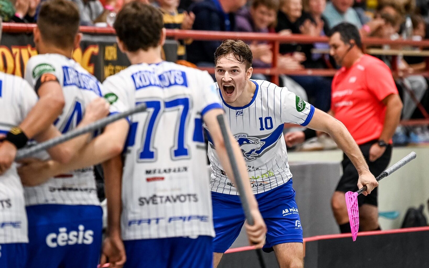 Latvijas Florbola savienība » LV » 2025/2026 » Jaunumi » "Lekrings" Irlavā sāk ar 4:0 un nosargā uzvaru
