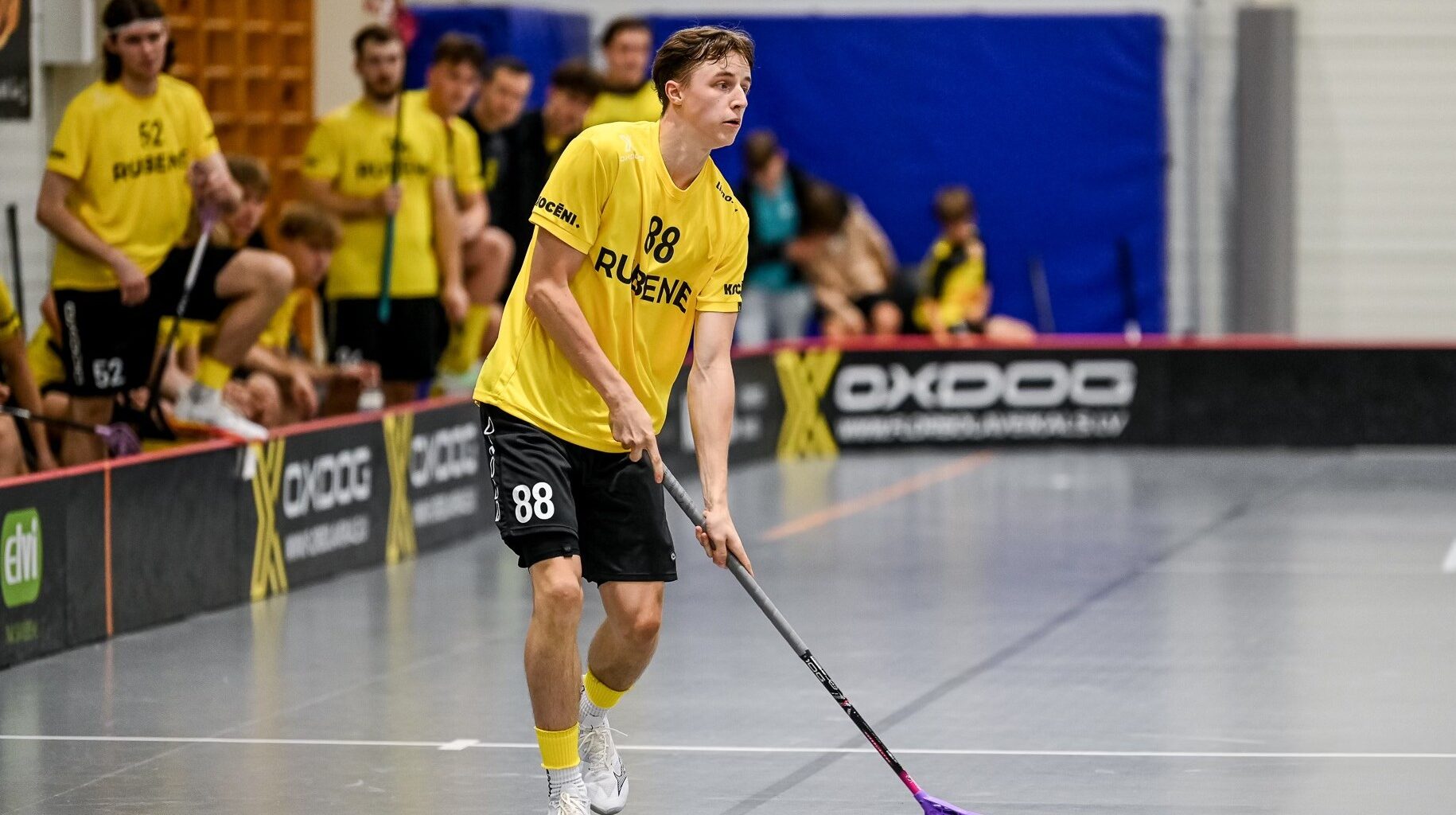 Latvijas Florbola savienība » LV » 2025/2026 » Jaunumi » Novada derbijā "Rubene" pārspēj "Valmieru"