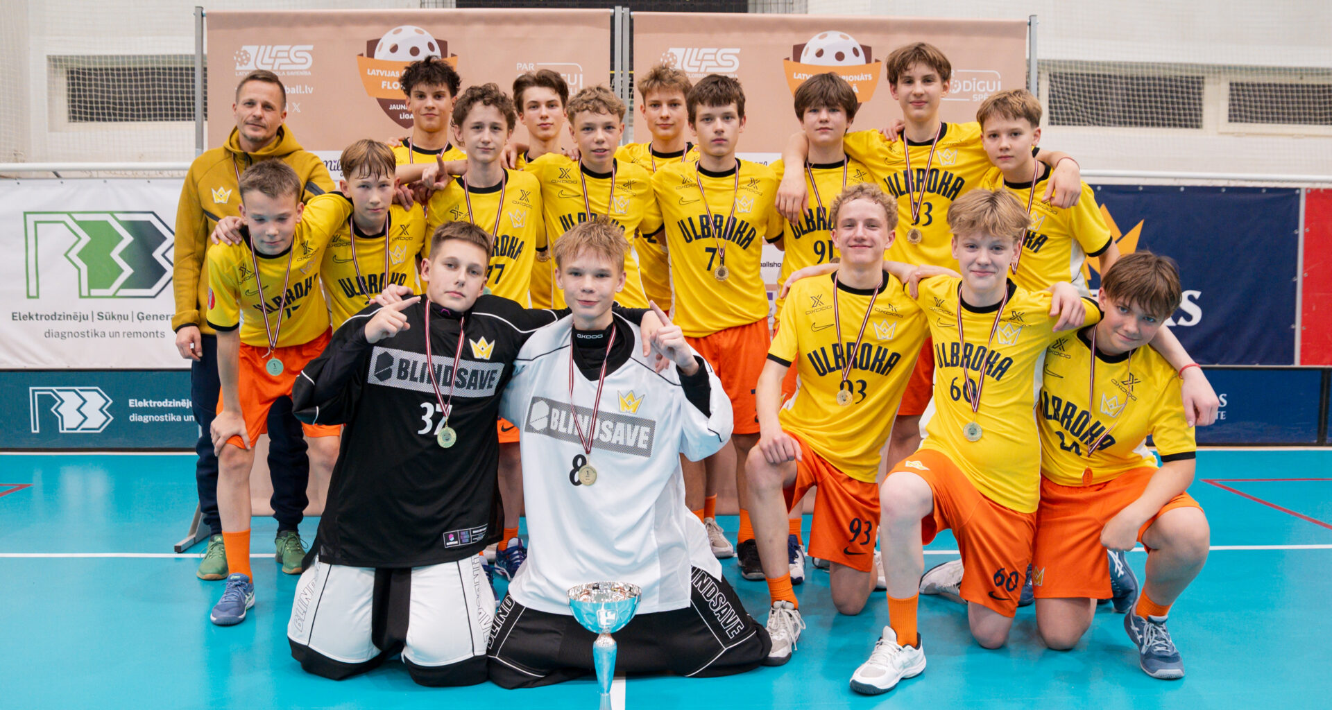 Latvijas Florbola savienība » LV » 2025/2026 » Jaunumi » ZU14 grupas "Mily" Latvijas kausu izcīna "Masters Ulbroka"