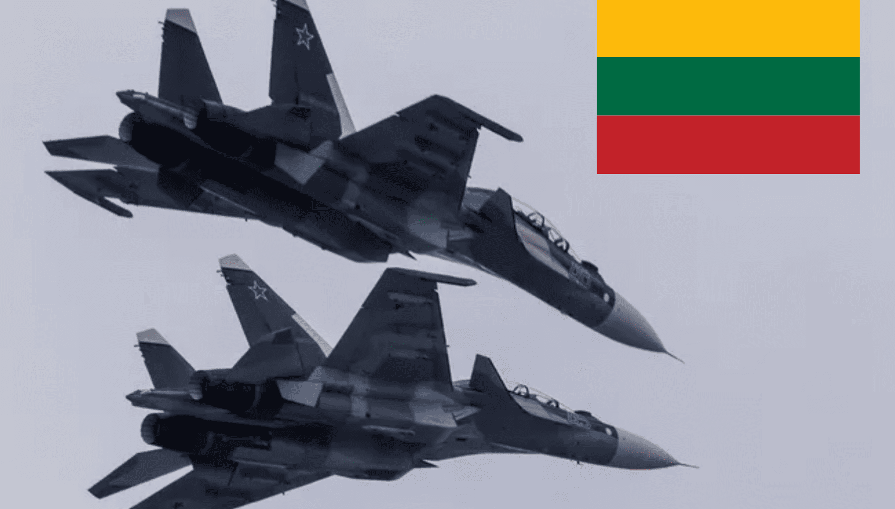 “Mēs nevaram nereaģēt!” Divas Krievijas militārās lidmašīnas pārkāpušas Lietuvas gaisa telpu