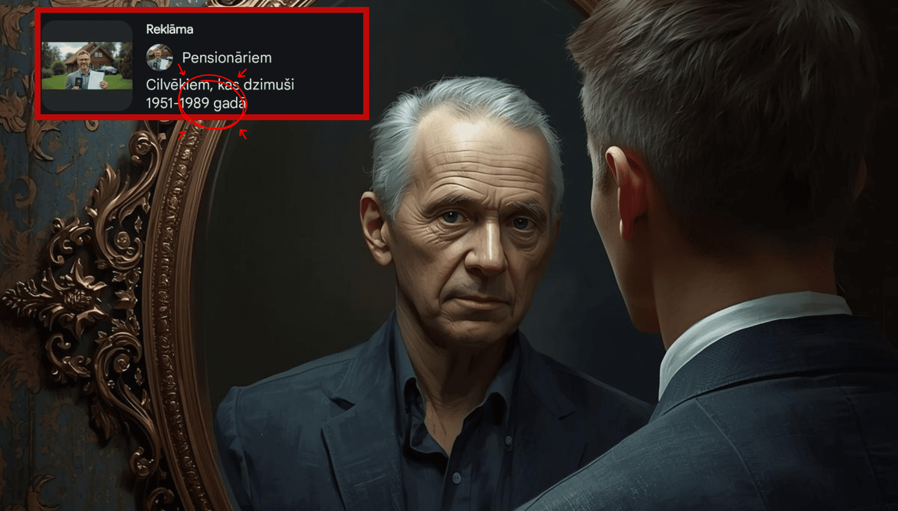 Pensionārs 36 gados! Sabiedrības uzmanību piesaista savdabīga reklāma