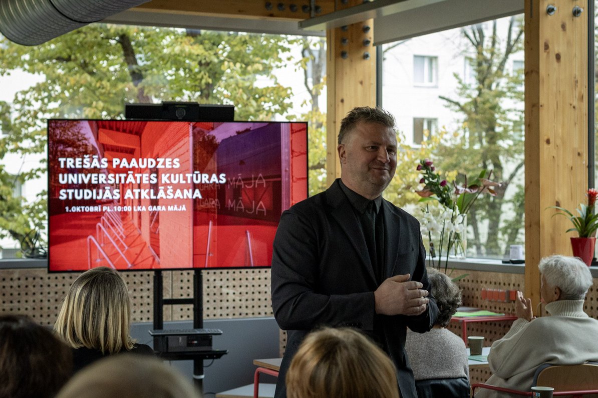 LKA Gara mājā sadarbībā ar biedrību "Vecmāmiņas.lv" oktobrī atklāta Trešās paaudzes univer...