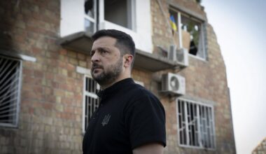 Ukrianas prezidents Volodimirs Zelenskis Kijivā