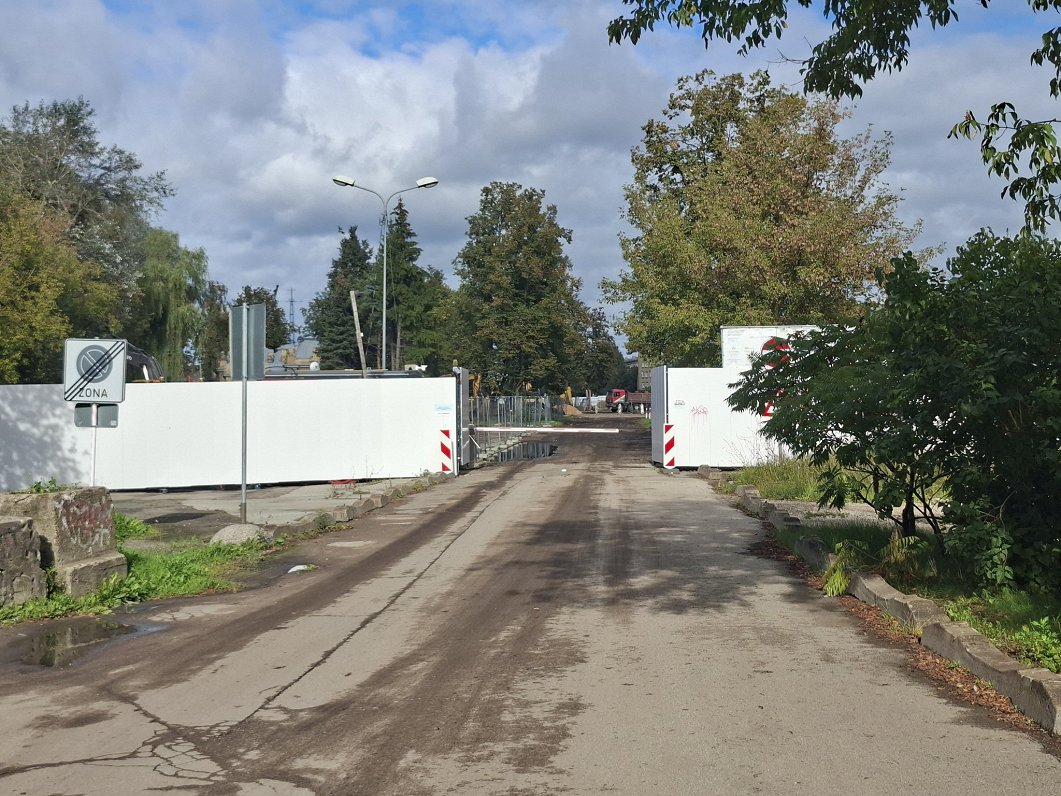 Ieeja "Riga Waterfront" būvlaukumā