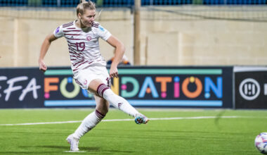 Latvijas valstsvienības futboliste Karlīna Miksone