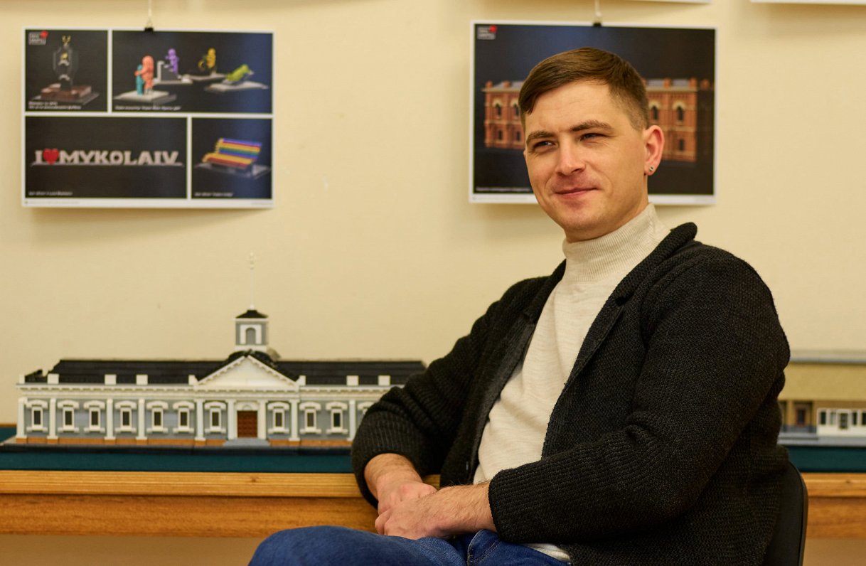 Projekta "MiNiMisto" izveidotājs Aleksandrs Jermolajevs