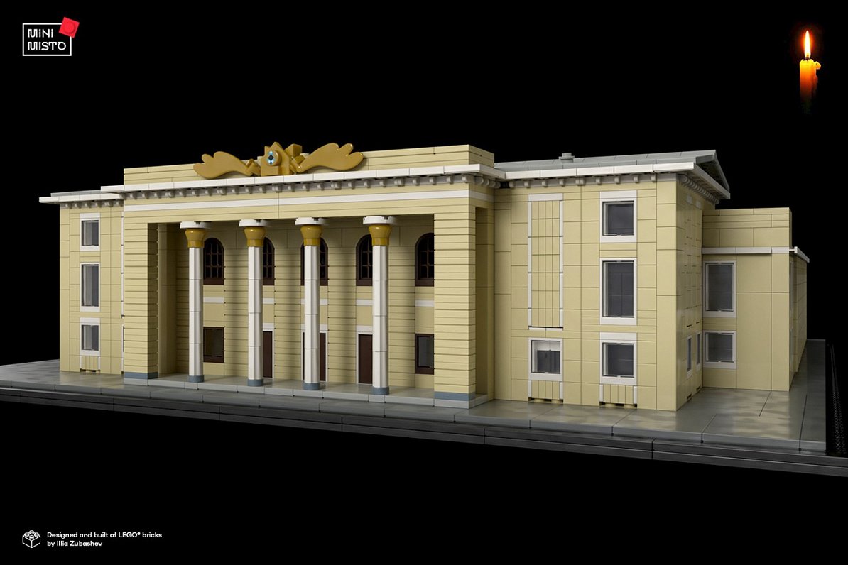 Iļja Zubaševs - Oficieru māja Viņņicā - modelis