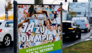 Olimpisko spēļu rīkošanu atbalstoša vides reklāma Minhenē pirms referenduma