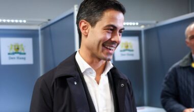 Partijas &quot;Demokrāti 66&quot; līderis Robs Jetens