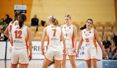 "TTT Rīga" Eirokausā aizvadīs izbraukuma spēli pret grupas līderi