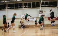 4.XII Latvijas kausa izcīņas pusfināla spēle volejbolā Tīrainē - Apriņķis