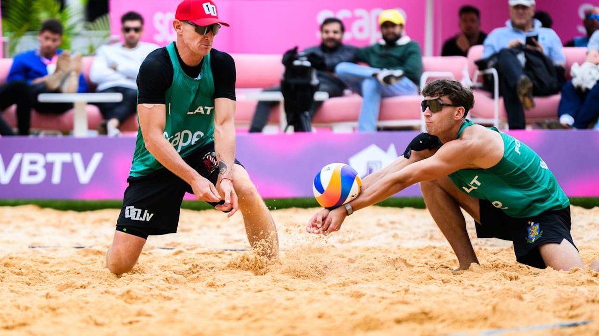 Pļaviņš/Fokerots pasaules čempionātu noslēdz "play-off" pirmajā kārtā - Delfi