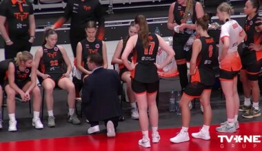 "TTT Rīga" basketbolistes Baltijas līgas spēlē izcīna uzvaru