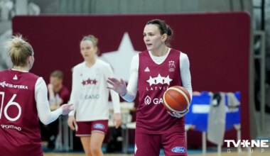 Latvijas basketbolistes 16 spēlētāju sastāvā aizvadījušas pirmo treniņu Ļubļanā