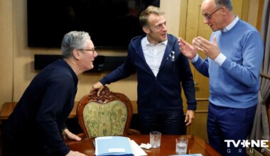 Mercs, Makrons un Stārmers ar Zelenski apsprieduši ASV piedāvāto miera plānu